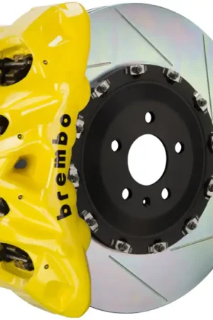 Brembo 12-18 G63 AMG/G65 AMG Front GT BBK 8 Piston Cast 412x38 2pc Rotor Slotted Type-1- Yellow Free Shipping