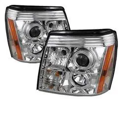 Spyder Projector Headlights - LED Halo - DRL - Chrome FCLH 5042279 Original