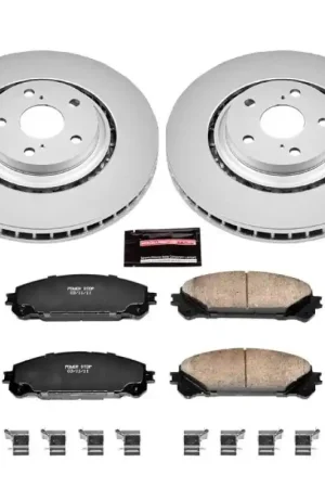 Affordable Power Stop 15-17 Lexus NX200t Front Z17 Evolution Geomet Coated Brake Kit