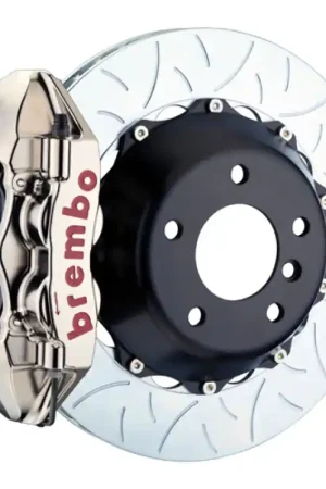 Place Order Brembo 17+ LC500/18+ LS500 Rear GTR BBK 4 Piston Billet 380x28 2pc Rotor Slotted Type3- Nickel