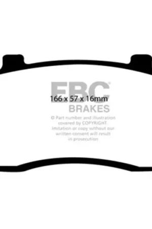 EBC 98-99 Ford F150 4.2 (2WD) (Rear Wheel ABS) Yellowstuff Front Brake Pads Mega Sale