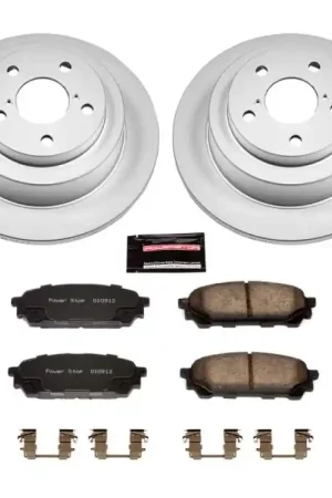 New Release Power Stop 05-06 Saab 9-2X Rear Z17 Evolution Geomet Coated Brake Kit