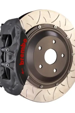 Brembo 12-16 Porsche Boxster (Excl PCCB) PISTA Front BBK 355x35x53a T3 2pc Rotor Slotted - Clear HA Super Sale