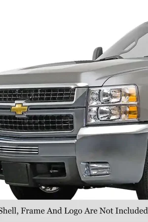 APS Polished Stainless Steel Billet Grille APS GR03FEG75S Affordable