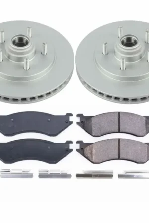 Power Stop 00-02 Ford Expedition Front Z17 Evolution Geomet Coated Brake Kit In Demand