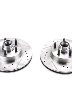 Power Stop 10-11 Ford Ranger Front Evolution Drilled & Slotted Rotors - Pair Popular