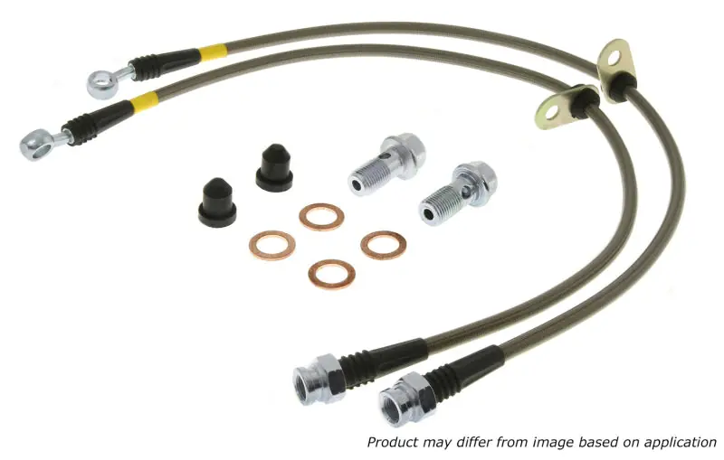 StopTech Stainless Steel Front Brake Line Kit Best Price
