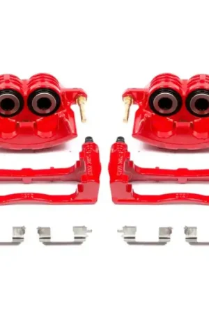 Today Only Power Stop 04-05 Buick Rainier Front Red Calipers w/Brackets - Pair
