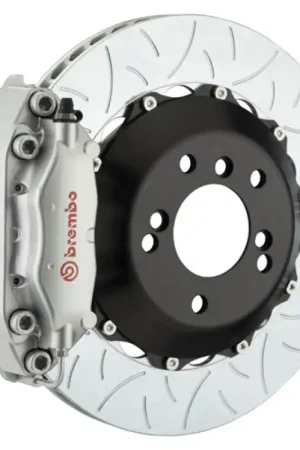 Brembo 90-96 300ZX Rear GT BBK 4 Piston Cast 345x28 2pc Rotor Slotted Type-3-Silver Editor’s Pick