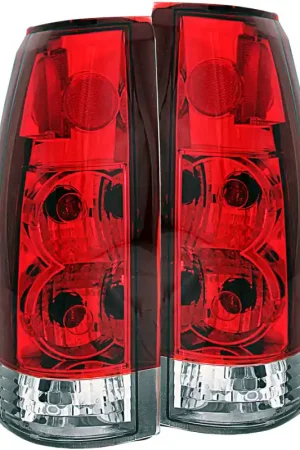 Don’t Miss Out ANZO 1999-2000 Cadillac Escalade Taillights Red/Clear - New Gen