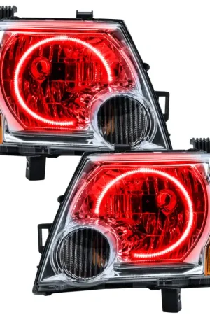 Oracle Lighting 05-14 Nissan Xterra Pre-Assembled LED Halo Headlights -Red Trending