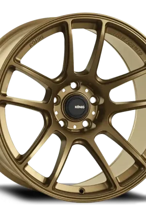 Konig Heliogram 15X7 4X100 ET35 Matte Bronze Knurled Bead Flow Formed Best Seller