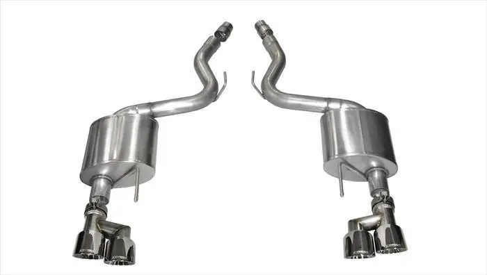 Corsa Performance Exhaust 3.0" Axle-Back Dual Rear Exit with Twin 4.0" Polished Pro-Series Tips COR 14334 Exclusive Offer