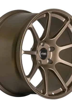 Konig Forged F5R 18x8.5A 5x114.3 ET42 Satin Bronze Wheel (Knurled Bead) Sale