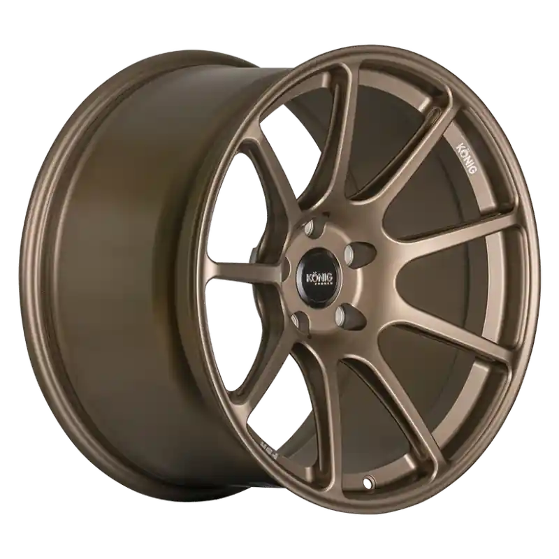 Konig Forged F5R 18x8.5A 5x114.3 ET42 Satin Bronze Wheel (Knurled Bead) Sale