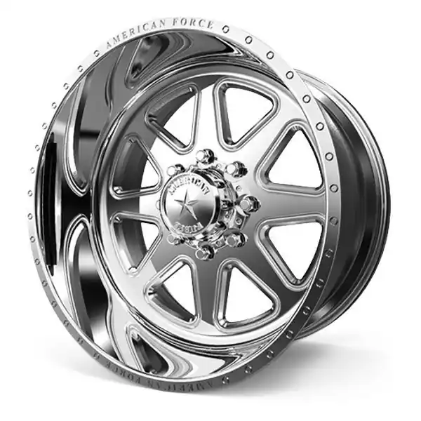 American Force Forged Wheels Range F22 Polished 24x14 -73mm Offset 5x127 (5x5) Original