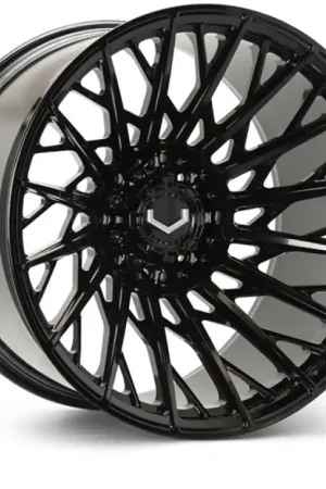 Bargain Vossen VFX-02T 24x10 - 8x170 - ET+15 - Deep - 125.1 - Gloss Black Wheel