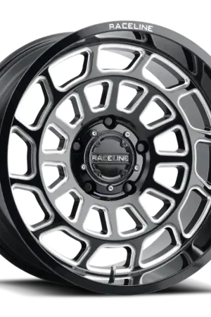 Professional Grade Raceline 955M Warp 20x9in / 8x170 BP / 0mm Offset / 125.2mm Bore - Satin Black & Milled Wheel