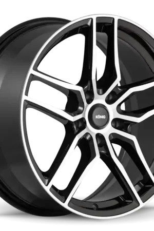 Konig Intention 17x8 5x120 ET35 Gloss Black / Machine Face Buy Today