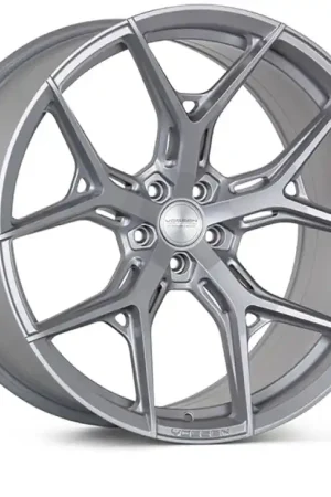 Bargain Vossen HF5 - 19x10 - ET35 - 5x112 - 66.56 - Deep - SS - Satin Silver Wheel