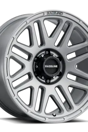 Raceline 944GS Outlander 18x9in / 8x165.1 BP / 0mm Offset / 125.2mm Bore - Greystone Wheel Editor’s Pick