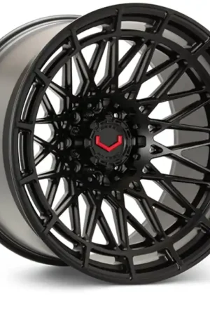 Limited Edition Vossen LCX-03 22x12 - 8x180 - ET44 - Ultra Deep - 124.3 - Satin Black Wheel