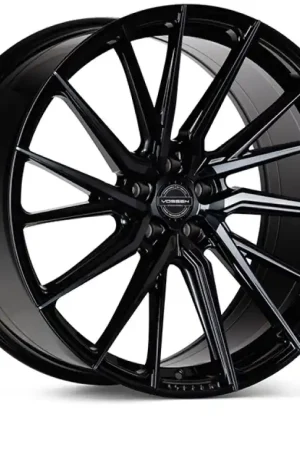Vossen HF-4T 20x10 / 5x120 / ET45 / Deep Face / 72.56 - Tinted Gloss Black - Left Wheel Premium