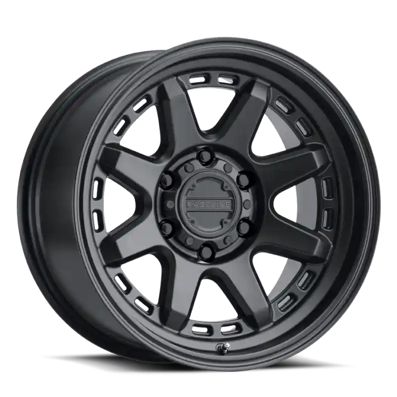 Raceline 947B Scout 17x8.5in / 5x139.7 BP / 18mm Offset / 106.5mm Bore - Satin Black Wheel Discount