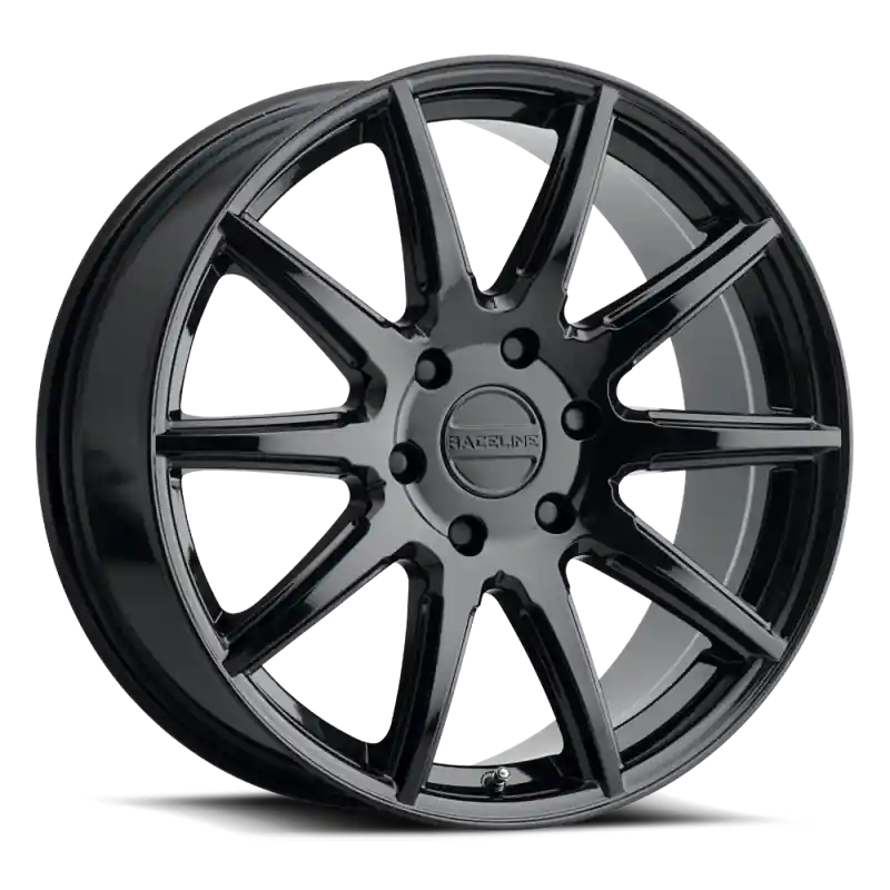Modern Raceline 159B Spike 20x8.5in / 6x120 BP / 15mm Offset / 67.1mm Bore - Gloss Black Wheel