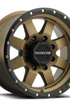 Affordable Raceline 935BZ Defender 17x9in / 6x135 BP / 0mm Offset / 94mm Bore - Bronze Wheel