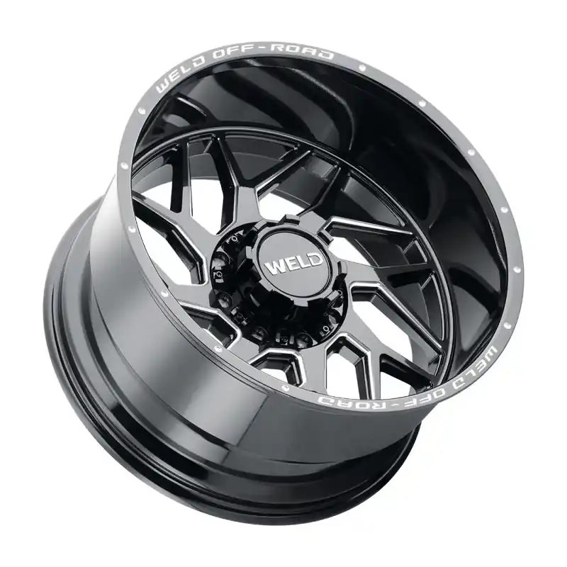 New Arrival Weld Off-Road W117 22X12 Fulcrum 8X170 ET-44 BS4.75 Gloss Black MIL 125.1