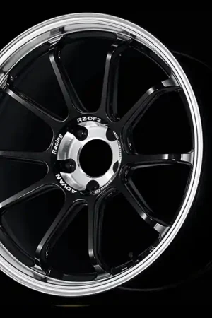 Best Price Advan RZ-DF2 19x9.0 / +22 Offset / 5x120 / 72.5mm Bore / Diamond Cut and Racing Titanium Black