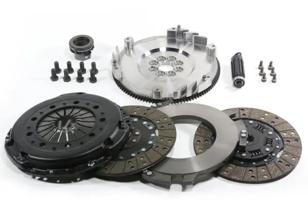 DKM Clutch BMW E34/E36/E39/E46/Z3 (6 Cyl) MS Twin Disc Clutch w/Steel Flywheel (660 ft/lbs Torque) Buy Today