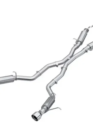 MBRP 2012+ Jeep Grand Cherokee SRT 6.4L 3in Dual Rear Exit Aluminized Catback Exhaust - T304 Tips Limited Offer