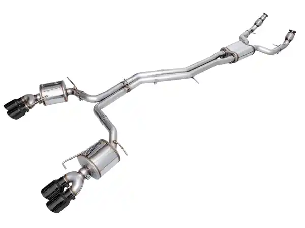 Viral AWE Tuning 19-23 Audi C8 S6/S7 2.9T V6 AWD Touring Edition Exhaust - Diamond Black Tips