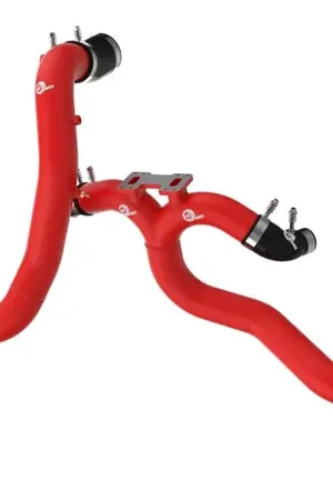 Fast Shipping AFE 18-21 Kia Stinger V6-3.3L BladeRunner Alum Hot/Cold Charge Pipe Kit Red