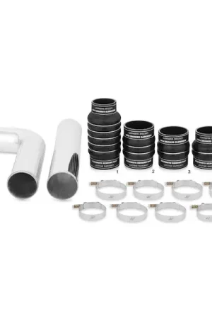 Popular Mishimoto 03-07 Dodge 5.9L Cummins Intercooler Kit w/ Pipes (Silver)