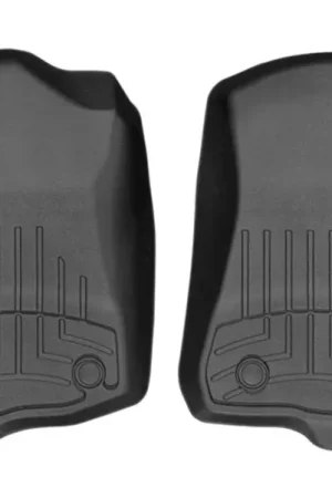 WeatherTech 2018+ Jeep Wrangler Unlimited Front FloorLiner - Black High Quality