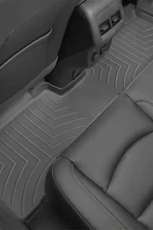 Grab Now WeatherTech 2011-2016 Ford F-250/F-350/F-450/F-550 Rear FloorLiner Vinyl Floors - Black