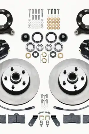 Wilwood Forged Dynalite-M Front Kit 11.30in 1 PC Rotor&Hub 1970-1973 Mustang Disc & Drum Spindle Weekend Sale