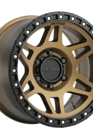 Method MR312 17x8.5 0mm Offset 6x5.5 106.25mm CB Method Bronze/Black Street Loc Wheel Modern