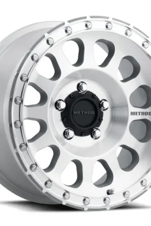 Best Choice Method MR315 17x8.5 0mm Offset 5x150 110.5mm CB Machined/Clear Coat Wheel