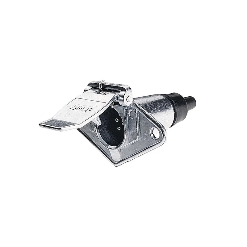 Narva 7 Pin Small Round Metal Trailer Socket - 82032BL Next Day Delivery