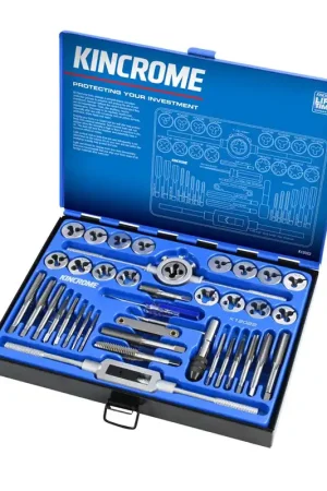 Kincrome Precision Machined and Hardened 39 Piece Imperial Tap and Die Set - K12022 Limited Edition