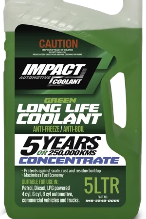 New Arrival Impact Coolant Green Long Life Concentrate 5L IM8-3240-0005