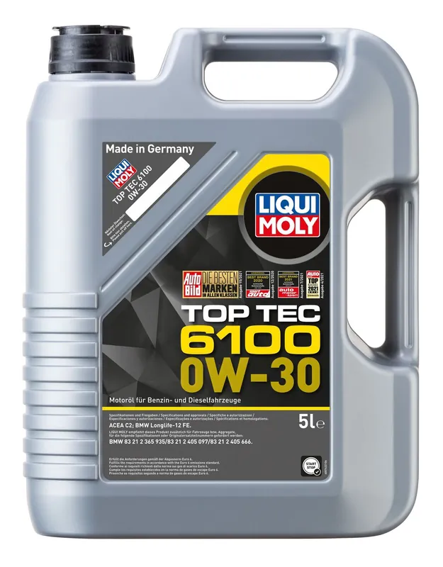 Liqui Moly Top Tec 6100 0W-30 5L - 20779 No Minimum Order