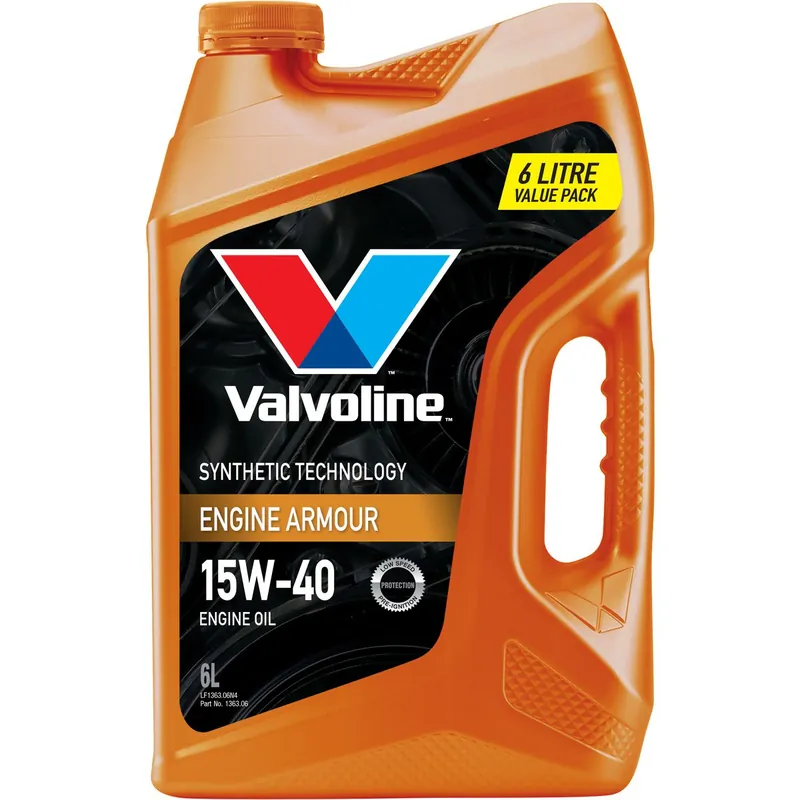 Grab Now Valvoline Engine Armour 15W-40 Synthetic Technology Engine Oil - 6L - 1363.06 (Pickup Only)