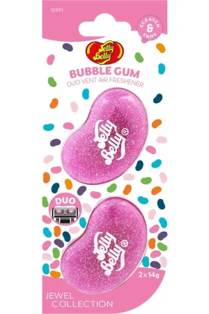 Fan Favorite Jelly Belly Duo Vent Air Freshener - Bubblegum Jewel (Pair) - E303519300