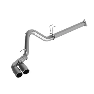 MBRP 2015 Ford F250/350/450 6.7L 4in Filter Back Dual Single Side Exit 5in Tips T409 Exhaust - S6288409 Latest