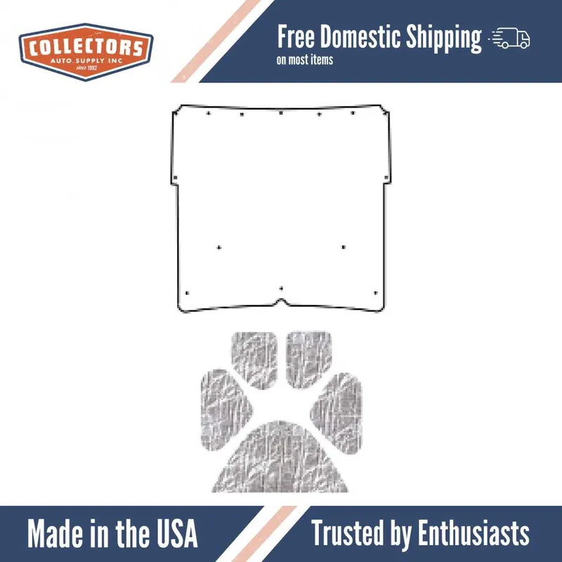 Trending Hood Insulation Pad Heat Shield for 1967-69 Camaro F-Body, Induction Under Cover